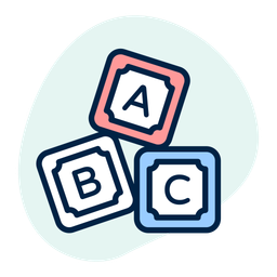 Alphabet Blocks  Icon