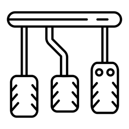 Bremspedal  Symbol