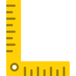 Régua angular  Ícone