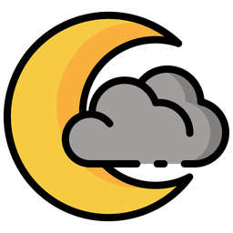 Cloudy night  Icon