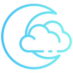 Cloudy night  Icon