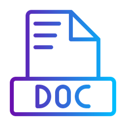 Doc microsoft word  Icon