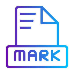 Markdown markdown document  Icon