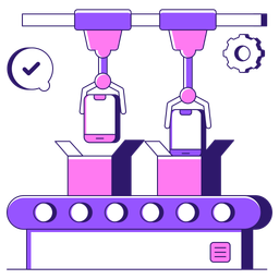 Gehirn-Produktionslinie  Symbol