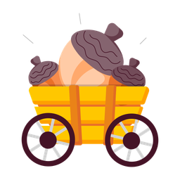 Acorn Cart  Icon