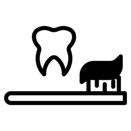 Zähne putzen  Symbol