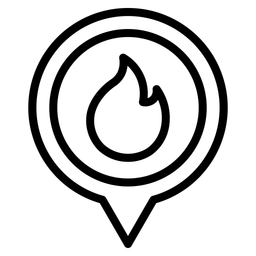 Brandort  Symbol