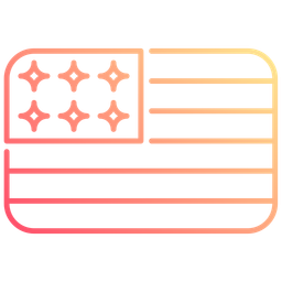 American flag  Icon