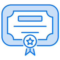 Company certificate  Icon