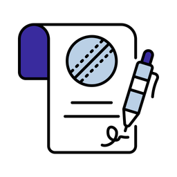 크리켓 계약  아이콘