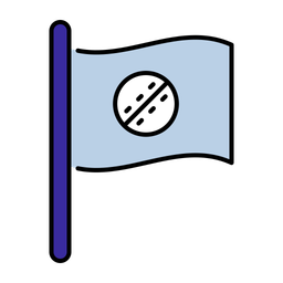 Cricket flag  Icon