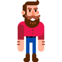 Beard man  Icon