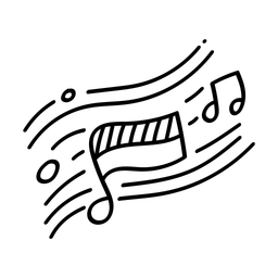 Noten zur Nationalhymne  Symbol