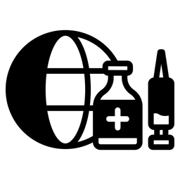 Weltweite Impfung  Symbol