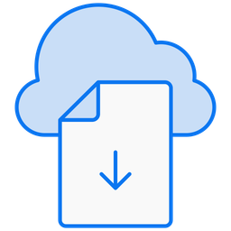 Cloud-Download  Symbol