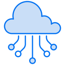 Mise en réseau cloud  Icône