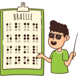 Braille board  Icon