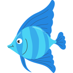 Blue fish  Icon