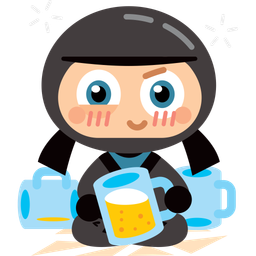 Alcoholic ninja  Icon