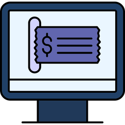 Electronic Ticket  Icon