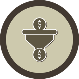 Dollar Sales Pipeline  Icon