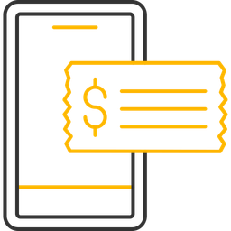Bilhete eletrônico  Ícone