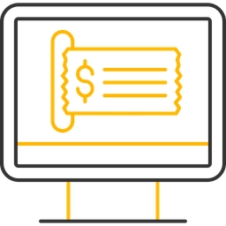 Elektronisches Ticket  Symbol