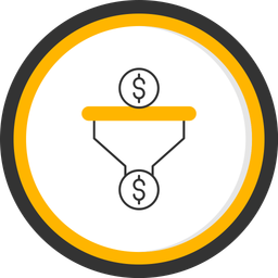 Dollar Sales Pipeline  Icon