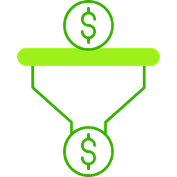 Dollar Sales Pipeline  Icon