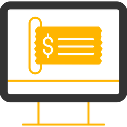 Bilhete eletrônico  Ícone