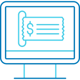 Bilhete eletrônico  Ícone
