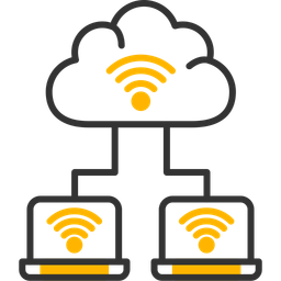 Servicio de almacenamiento en la nube  Icono