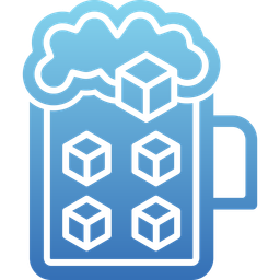 시원한 맥주  아이콘