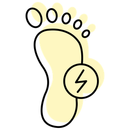 Energy Footprint  Icon