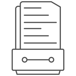 Dokumentenschublade  Symbol