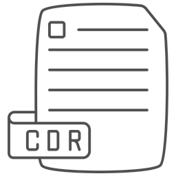 Cdr-Datei  Symbol