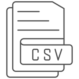 Csv File  Icon