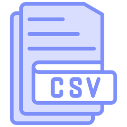 Csv File  Icon