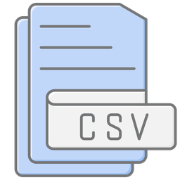 Csv File  Icon