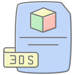 3 Ds File  Icon