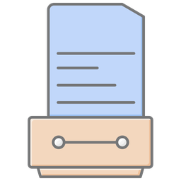 Document Drawe  Icon