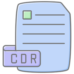 Cdr File  Icon