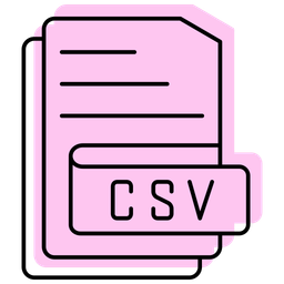 Csv File  Icon