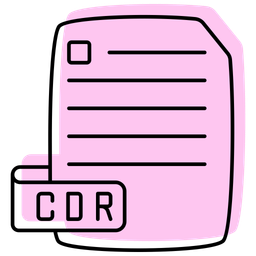 Cdr File  Icon