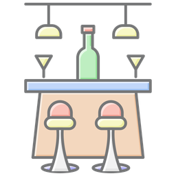 호텔 바  아이콘