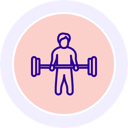 Abs Workout Line Icon Icon