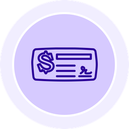 Cheque  Icon