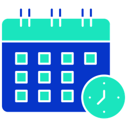 Calendar clock  Icon