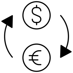 Geldwechsel  Symbol