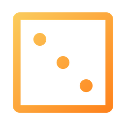 Dés trois  Icône